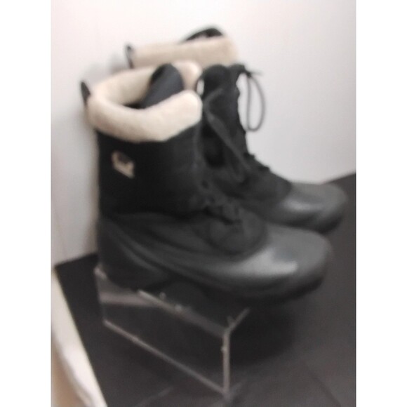 Sorel Cumberland Black Insulated Winter Boots NL1436-010 Womens 9 Cold Weather - Picture 1 of 4